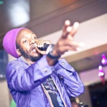 Zimbabwean reggae-dancehall artist Wallace Chirumiko, known as Winky D, performs at the Africa Unplugged festival in London, August 27, 2012.