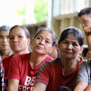A group of women of the Kenyah Jamok community in Long Tungan village sitting