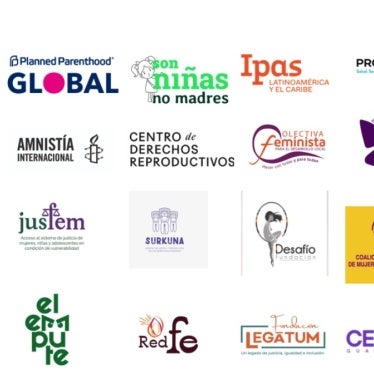Logotipos de organizaciones firmantes.