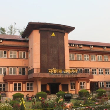 The Supreme Court of Nepal in Kathmandu. 