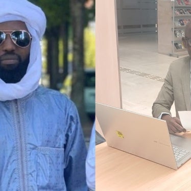  Charfadine Galmaye Saleh (L) and Makaila Nguebla. 