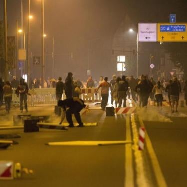 Rechtsradikale Demonstranten