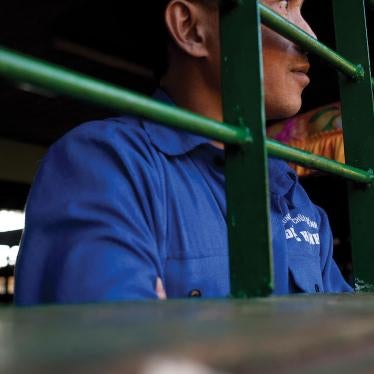 A detainee in a government-run drug detention center in Vietnam.  People in drug detention centers in Vietnam are held without due process for years, forced to work for little or no pay, and suffer torture and physical violence.