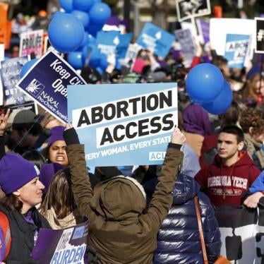 Protesters demonstrate in front of the U.S. Supreme Court in Washington, March 2, 2016.