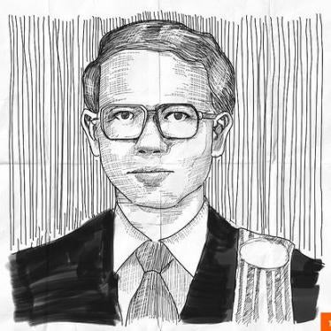 A sketch of Somchai Neelapaijit. 