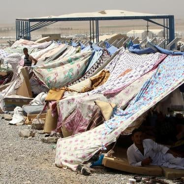 A camp for displaced persons who fled from the extremist group Islamic State, or ISIS, in the Makhmour area near Mosul, Iraq, June 17, 2016. Picture taken June 17, 2016. 