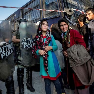 Afghan refugees in Greece