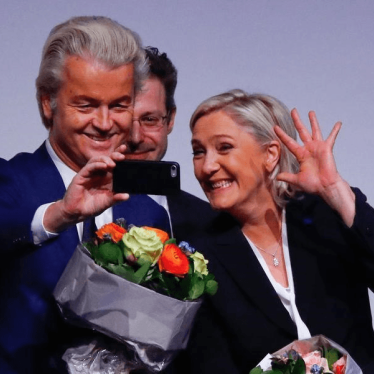 France's National Front leader Marine Le Pen and Netherlands' Party for Freedom (PVV) leader Geert Wilders take a Selfie during a European far-right leaders meeting about the European Union, in Koblenz, Germany, January 21, 2017.
