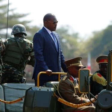 Burundi’s President Pierre Nkurunziza arrives for celebrations to mark Burundi’s 55th anniversary of independence at the Prince Louis Rwagasore stadium in Bujumbura, Burundi, July 1, 2017. 