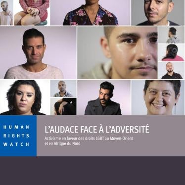 Cover of the LGBT MENA report in French