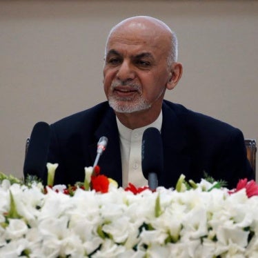 Afghan President Ashraf Ghani speaks during during a peace and security cooperation conference in Kabul, Afghanistan February 28, 2018.