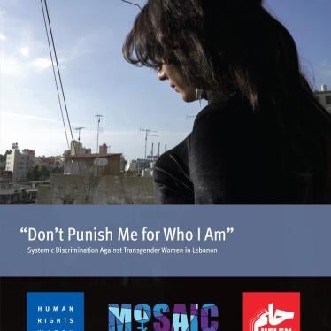 Lebanon Report Cover LGBT