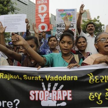 People shout slogans condemning rising cases of rape and violence against women during a protest in Ahmedabad, India, December 2, 2019. 
