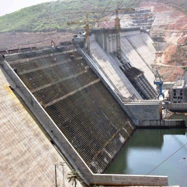 Souapiti dam in Guinea